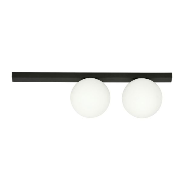EMIBIG 1124/2 LAMPA SUFITOWA FIT 2 BLACK/OPAL