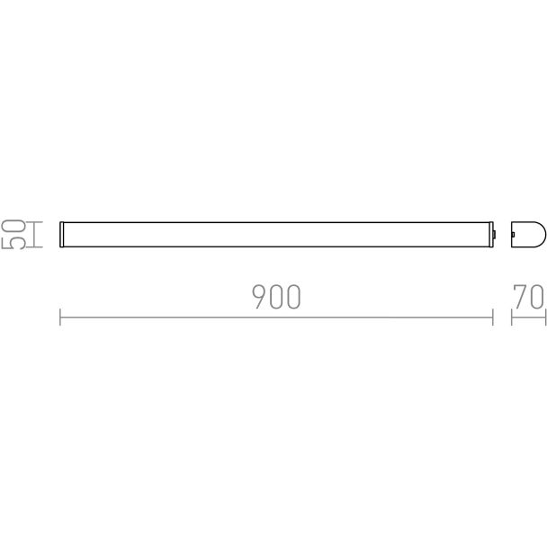 RENDL R12902 CORAZON 90 chrom 230V LED 20W IP44 3000K