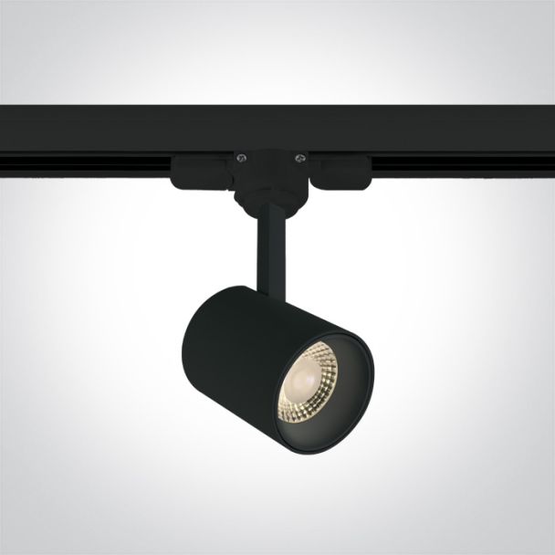 ONE LIGHT 65646T/B/W Lampiri czarny track spot COB LED 3000K 8W AC LED