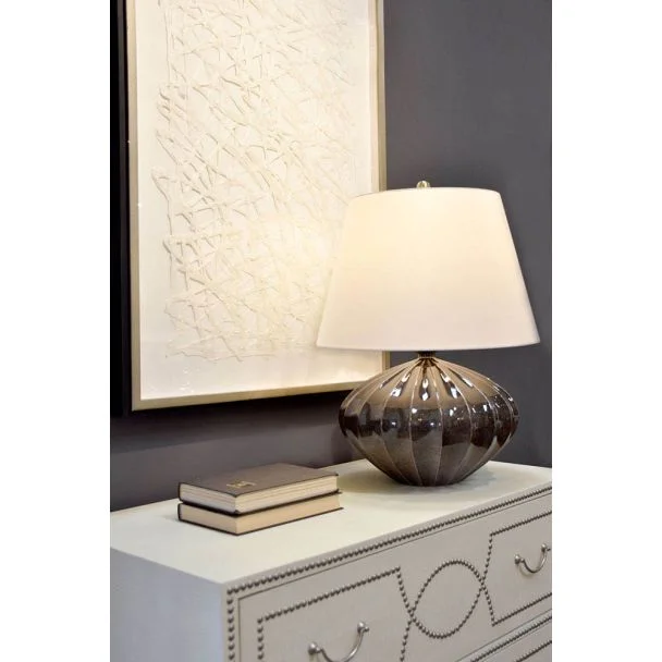 ELSTEAD Rib Pumpkin RIB-PUMPKIN-TL 1 Light Table Lamp