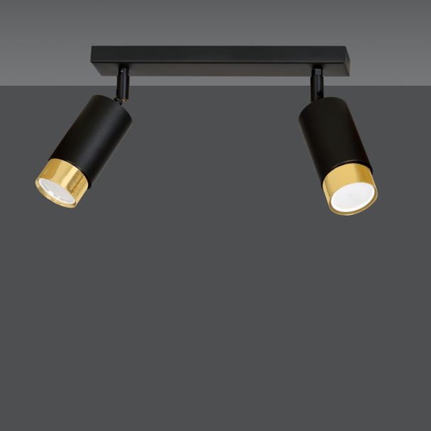 EMIBIG 965/2 LAMPA SUFITOWA HIRO 2 BL/GOLD