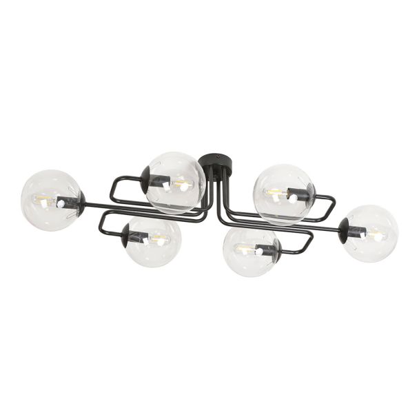 EMIBIG 831/6A LAMPA SUFITOWA BRENDI 6A BL TRANSPARENT