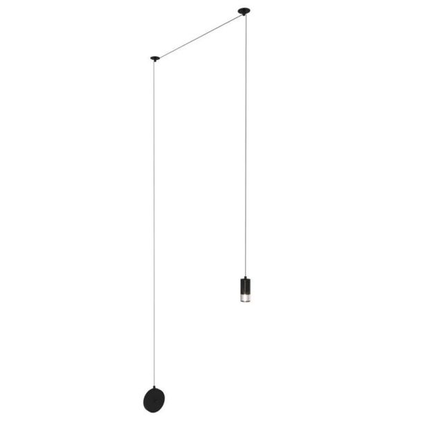 Step into Design XT004P Lampa ścienna LINEA-1 WALL czarna