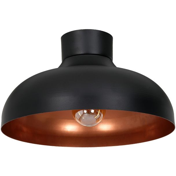 LUMINEX 1734 plafon Basca black/copper 1