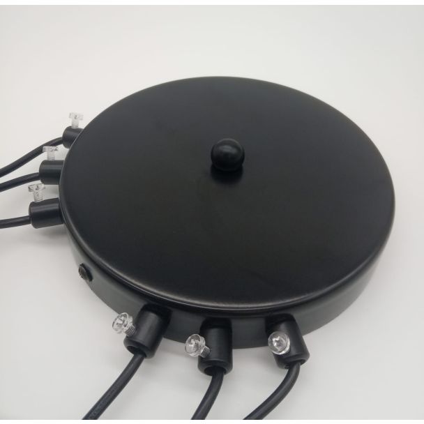 Step into Design XT012-6W Lampa ścienna LINEA-6 WALL czarna