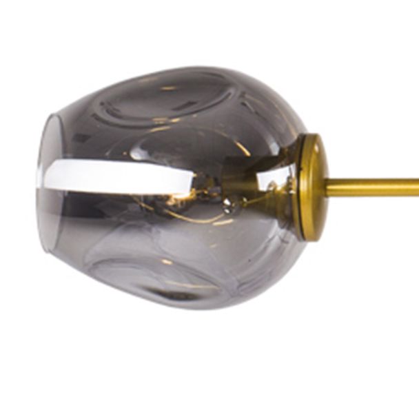 Step into Design ST-1232-6 GOLD Lampa wisząca MODERN ORCHID-6 złoto szara 130 cm