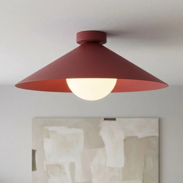 EMIBIG 1720/1M MONO 1M PLAFON BURGUNDY OPAL Lampa sufitowa