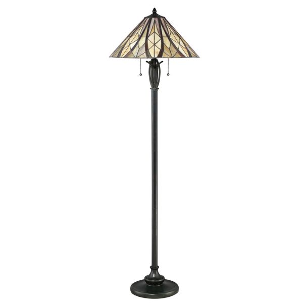 ELSTEAD Victory QZ-VICTORY-FL Tiffany Floor Lamp