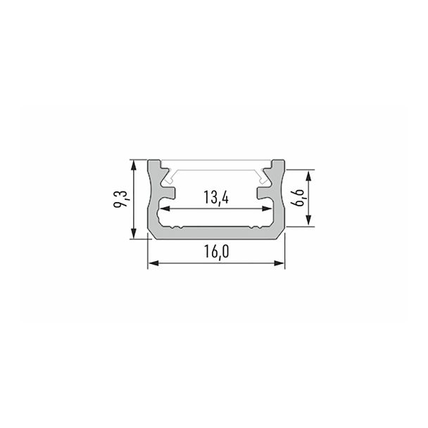 LED LABS 10-0011-20 Profil LED LUMINES typ A biały lakierowany 2,02 m