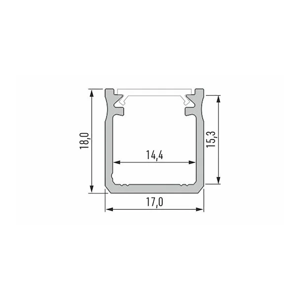 LED LABS 10-0090-10 Profil LED LUMINES typ Y surowy 1 m
