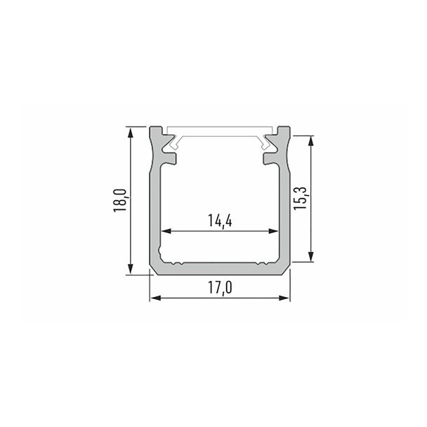 LED LABS 10-0091-30 Profil LED LUMINES typ Y biały lakierowany 3 m