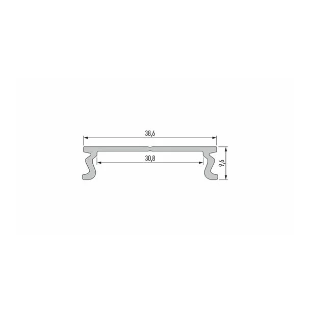 LED LABS 10-0135-10 Profil LUMINES typ MODI czarny lakier. 1 m