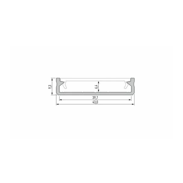 LED LABS 10-0144-30 Profil LED LUMINES typ SOLIS srebrny anodowany 3 m