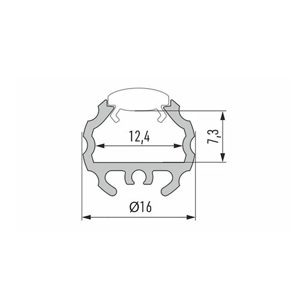 LED LABS 10-0304-20 Profil LED LUMINES typ Mico srebrny anodowany 2,02 m