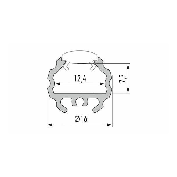 LED LABS 10-0304-30 Profil LED LUMINES typ Mico srebrny anodowany 3 m