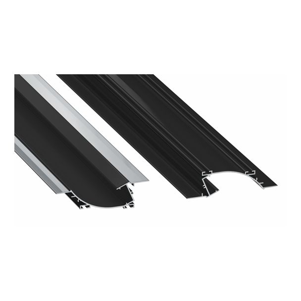 LED LABS 10-0475-10 Profil LUMINES typ PERO czarny lakierowany 1 m