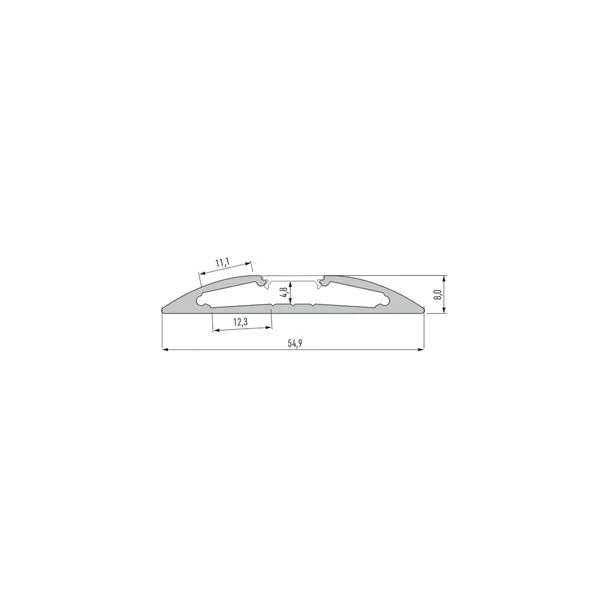 LED LABS 10-0523-10 Profil LED LUMINES typ Reto inox anodowany 1 m