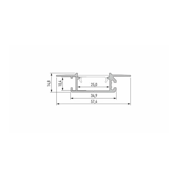 LED LABS 10-0594-30 Profil LED LUMINES typ Zati srebrny anodowany 3 m