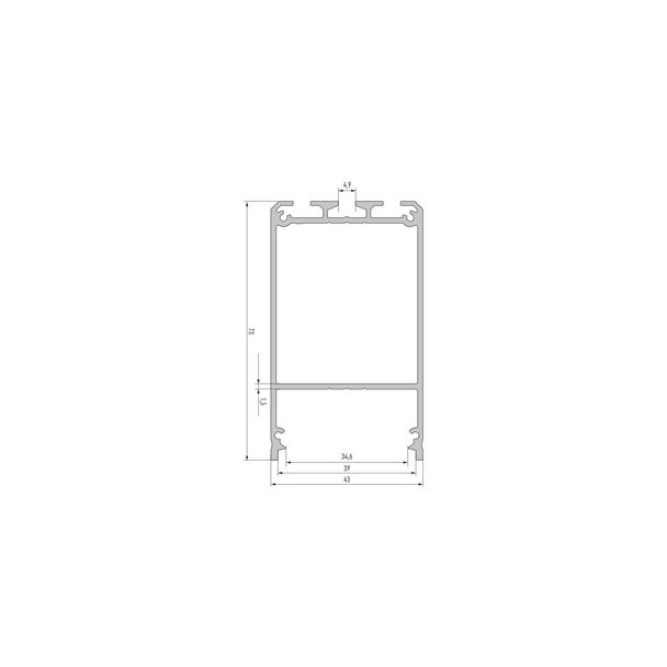 LED LABS 10-0604-30 Profil LED LUMINES typ Claro srebrny anodowany 3 m