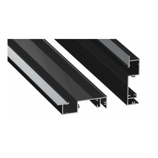 LED LABS 10-0655-10 Profil LUMINES typ FLARO czarny lakierowany 1 m