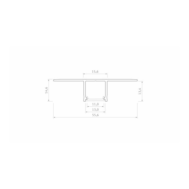 LED LABS 10-0934-30 Profil LED LUMINES typ Falco srebrny anodowany 3 m