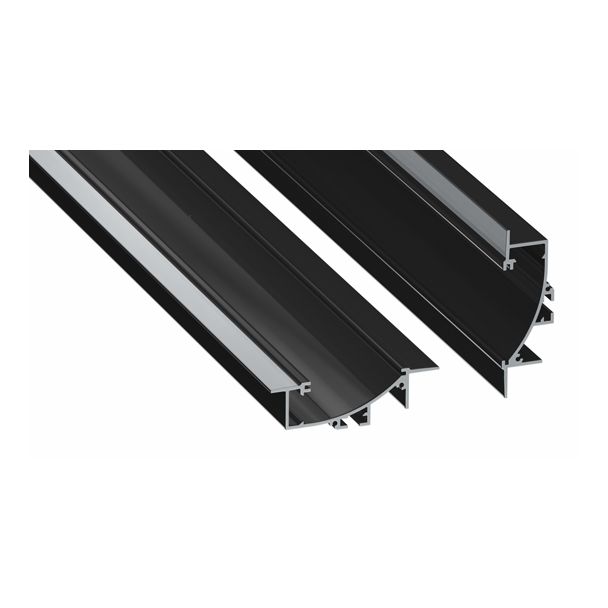 LED LABS 10-1525-10 Profil LUMINES typ TIANO czarny lakierowany 1 m