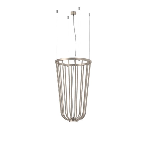 ANTIGO Lampa wisząca no. moon I Z - Platyna mat (400 mm) 5146