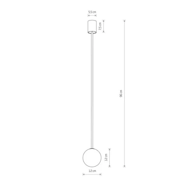 NOWODVORSKI 10306 KIER M lampa wisząca