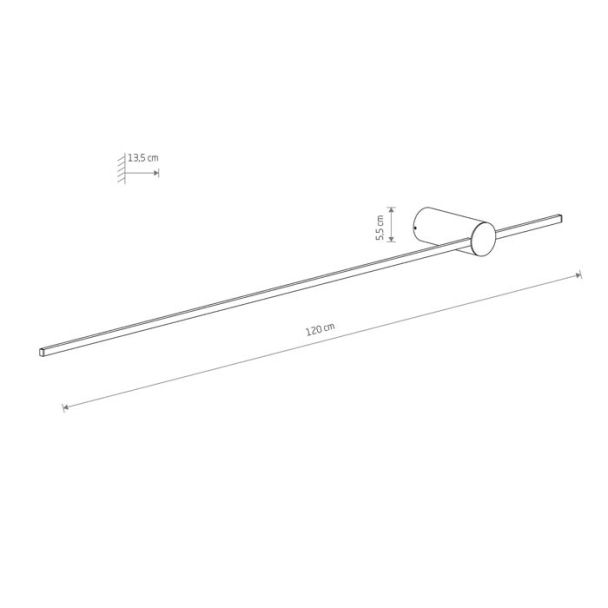 NOWODVORSKI 10314 SABER LED L kinkiet