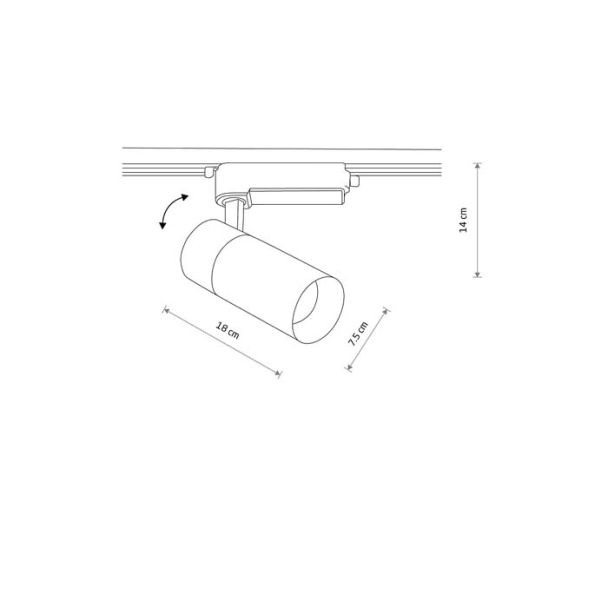 NOWODVORSKI 10384 PROFILE TINOS LED 30W