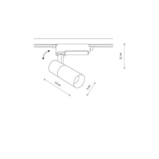 NOWODVORSKI 10386 PROFILE TINOS LED 10W