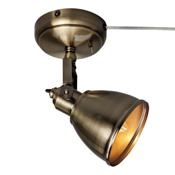 MARKSLOJD 104048 FJÄLLBACKA lampa ścienna 1L Antyczny