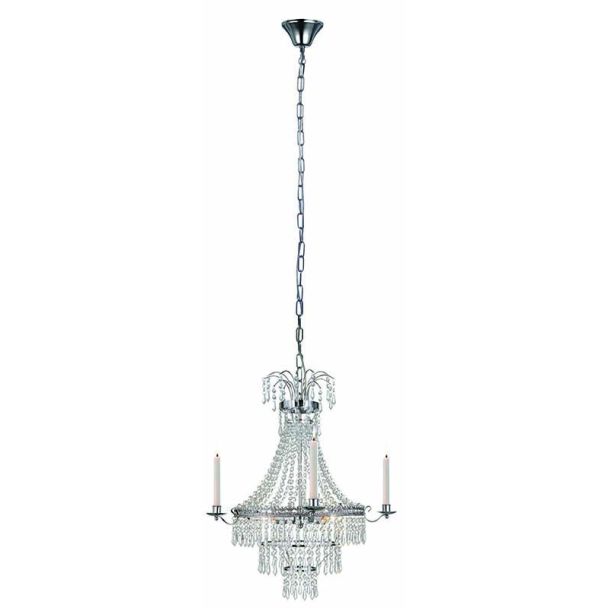 MARKSLOJD 105156 MARIELUND lampa wisząca 3L Chrom/MC
