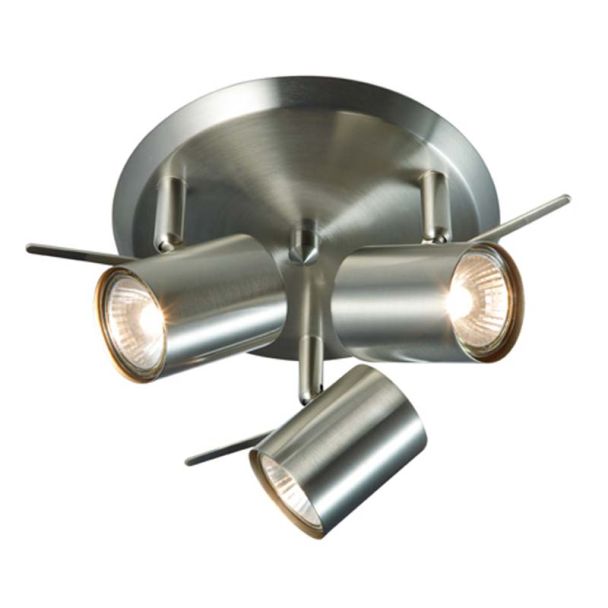 MARKSLOJD 105484 HYSSNA LED lampa sufitowa 3L IP21 Stalowy