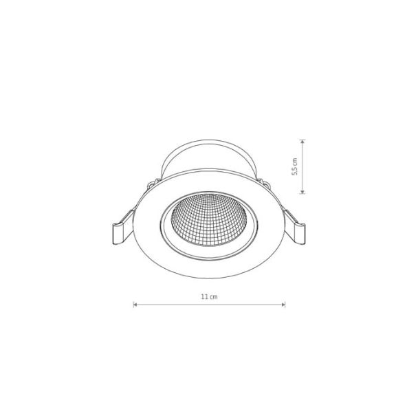 NOWODVORSKI 10552 EGINA LED 10W lampa podtynkowa