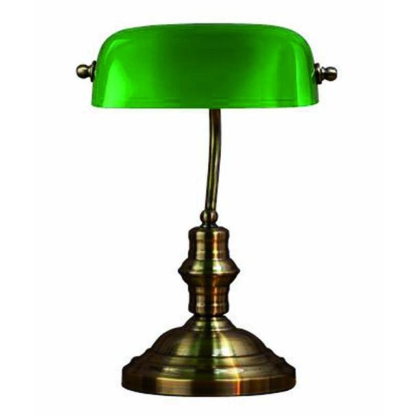 MARKSLOJD 105931 BANKERS Stołowa 42cm 1L Patyna/Zielony