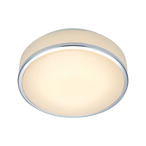 MARKSLOJD 105960 GLOBAL plafon 28CM LED WHITE/CHROME