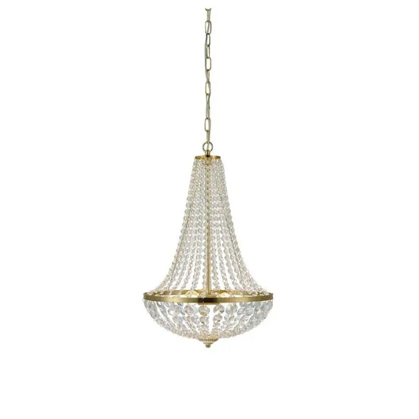 MARKSLOJD 106119 GRANSO lampa wisząca 2L 40cm Złoty Szczotkowany/MC