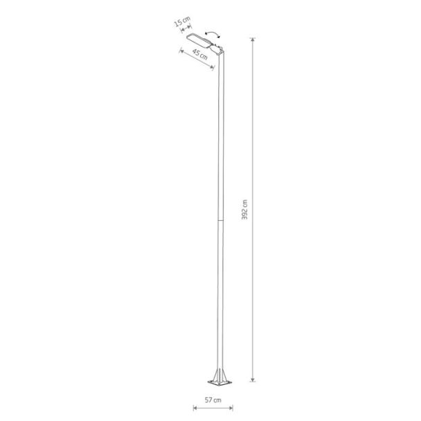 NOWODVORSKI 10633 PATHWAY LED PRO lampa zewnętrzna stojąca