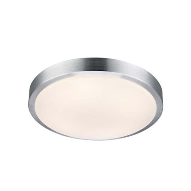 MARKSLOJD 106353 MOON Plafon 39cmBiały/Aluminium IP44
