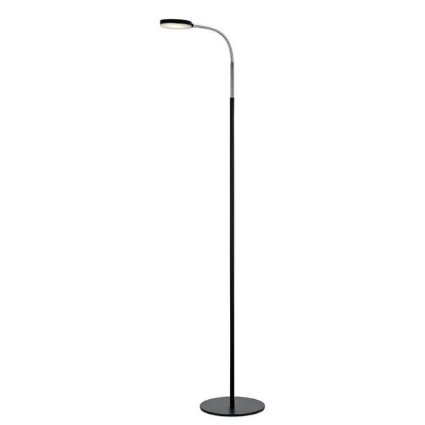 MARKSLOJD 106465 FLEX Podłogowa 1L LED Czarna/Chrom