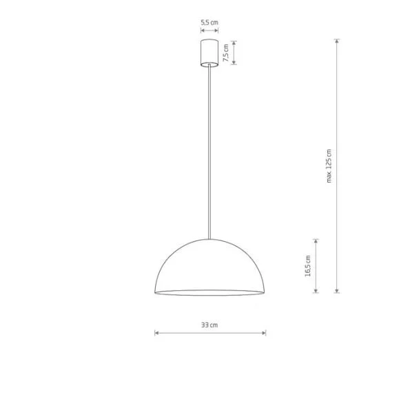 NOWODVORSKI 10701 HEMISPHERE SUPER S lampa wisząca