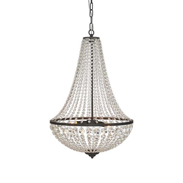 MARKSLOJD 107028 GRÄNSÖ lampa wisząca 3L Czarny/MC