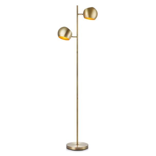 MARKSLOJD 107742 EDGAR lampa podłogowa 2L Antique