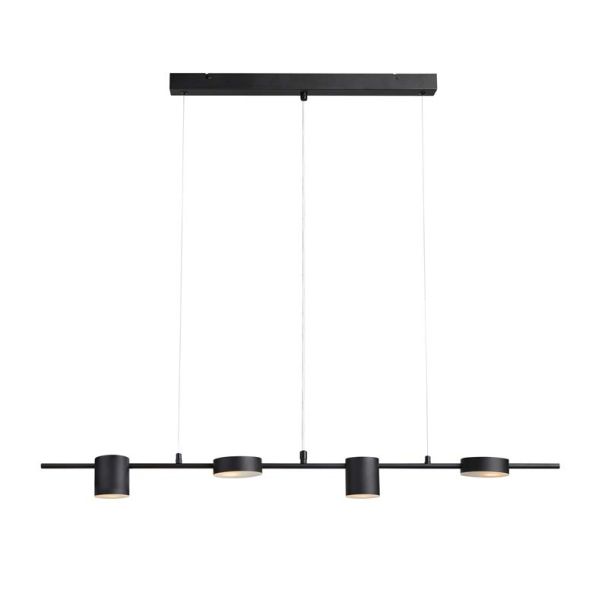 MARKSLOJD 107746 ROW lampa wisząca 4L Black