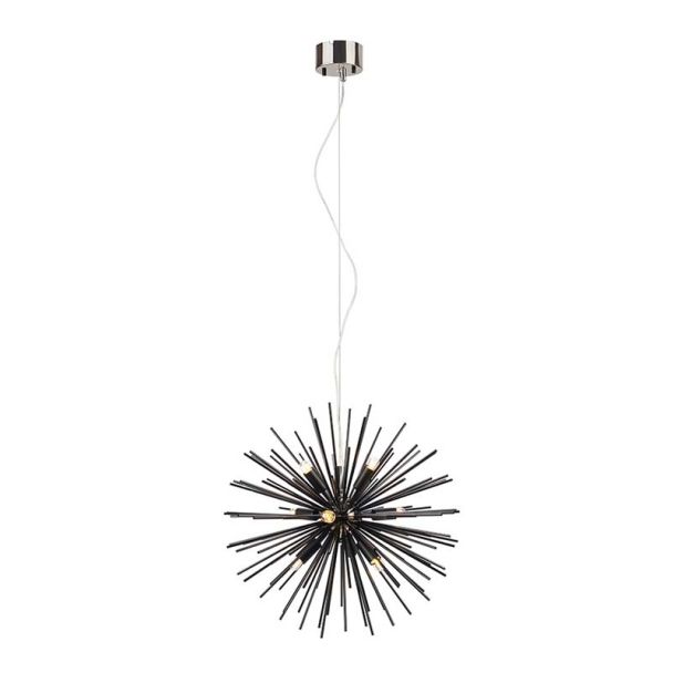 MARKSLOJD 108048 SOLEIL lampa wisząca 9L Black