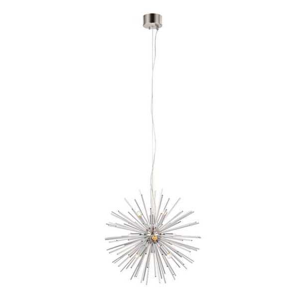 MARKSLOJD 108049 SOLEIL lampa wisząca 9L Silver