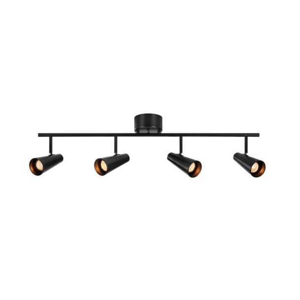 MARKSLOJD 108202 CREST lampa sufitowa 4L Black