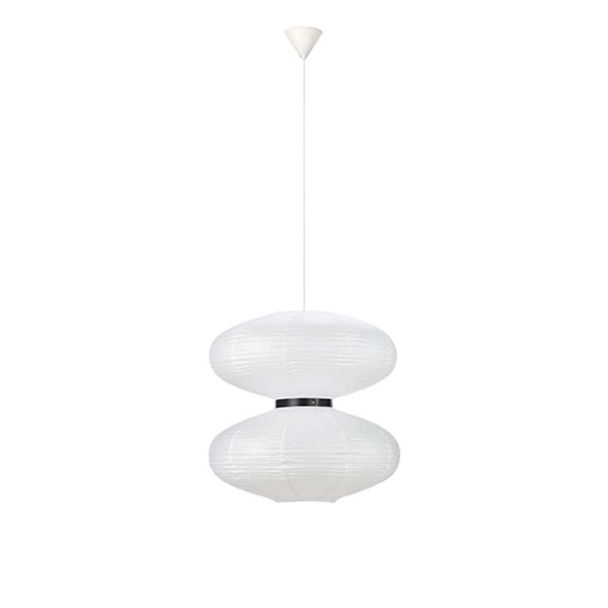 MARKSLOJD 108215 DUAL lampa wisząca 2L White/Black