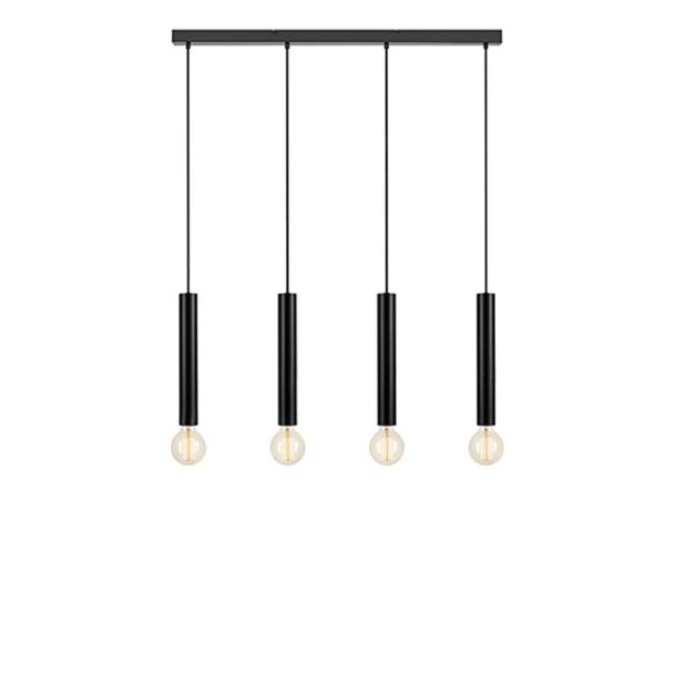 MARKSLOJD 108264 SENCILLO lampa wisząca 4L Black